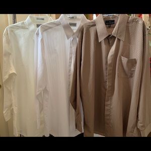 3 Men’s Dress Shirts